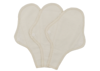 Slipeinlagen aus Stoff für Tanga (3er Set), natural