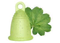 Menstruationstasse Me Luna® natural, Lime