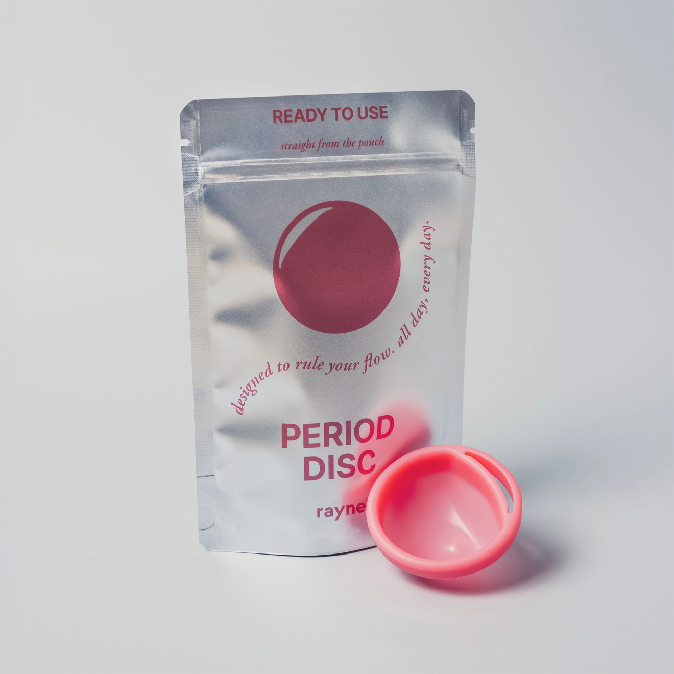 Rayne Period Disc aus 100 % medizinischem Silikon